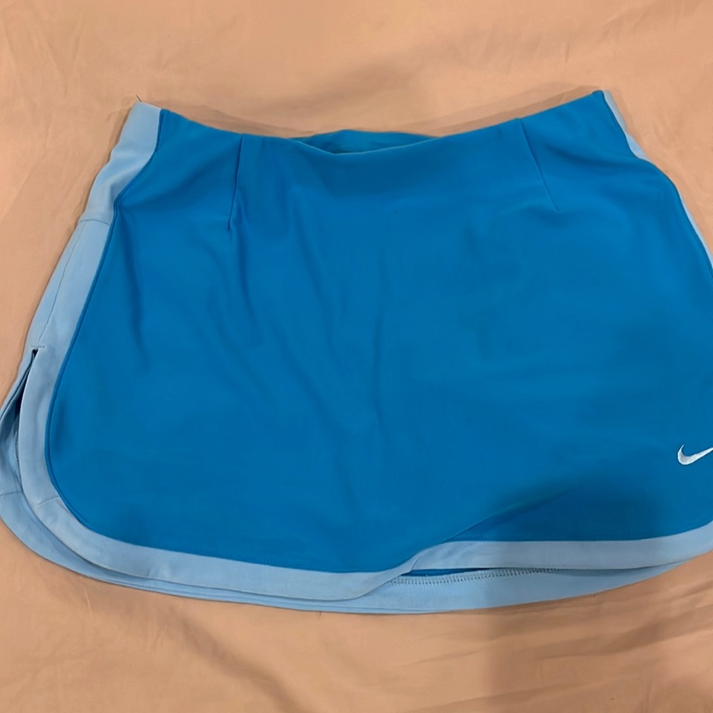 Nike blue tennis skirt